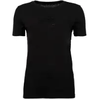 Armani Exchange per donna. XW001459AF10356UC001 Maglietta con logo nero lucido (XS), Casual, Cotone, Manica corta