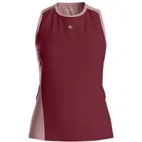 Ortovox Women's 120 Cool Tec Fast Upward Top Maglia merino Donna (XL, rosso)