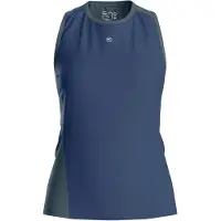 Ortovox Women's 120 Cool Tec Fast Upward Top Maglia merino Donna (XL, blu)