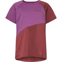 Vaude Bike Kid's Moab T-Shirt II Maglia funzionale Bambini (146/152, rosso/lilla)