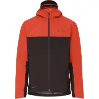 Vaude Bike Moab Rain Jacket Giacca ciclismo Uomo (S, rosso/nero)