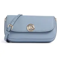 Michael Kors per donna. 32S6GY5C5L Sacchetto granulato blu (OSFA), Casual, Pelle