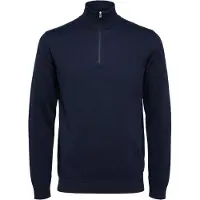 Selected Pullover A Maglia Uomini Blu XXL