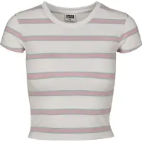 Urban Classics Maglietta A Maniche Corte Stripe Cropped