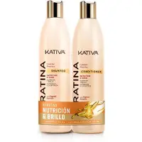 KATIVA Keratina Kit Champú 355ml Acondicionador 355ml