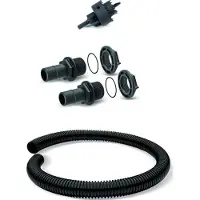 Prosperplast Accessori ICANSET 8 tubo di collegamento al pluviale (4 pezzi) per il collegamento di 2 barili