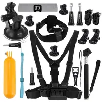 Puluz Set Di 20 Accessori Per Action Cam Pkt18