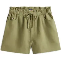 Tommy Hilfiger Tjw Essential Linen Shorts Bay Leaf Taglia: XS | Pantaloncini Outlet | Donna | Bianco
