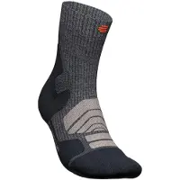 Bauerfeind Outdoor Merino Mid Cut Socks Calze da trekking Uomo (42-45, grigio)