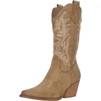 Salinyang Stivale da cowboy beige / cachi