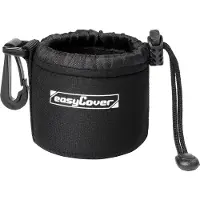 Easycover ECLCXS, custodia, nera, in neoprene, con cordoncino di chiusura