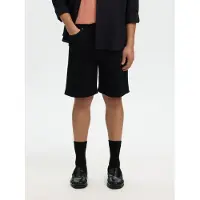 Selected Shorts In Denim Uomini Nero L