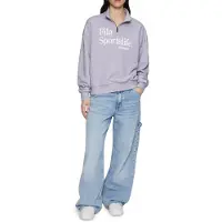 FILA Lachy Oversized Half Zip Sweater Thistle Taglia: L | Maglioni a maglia Outlet | Donna | Viola