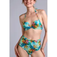 Marlies Dekkers Hula Haka Aqua Sky Push Up Bikini Top Taglia: 70D | Bikini Outlet | Donna | Ciano