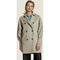 Alter Ego Valery Wool Jacket D. Beige Melange Taglia: S | Cappotti doppiopetto Outlet | Donna | Marrone