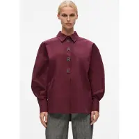 Karl Lagerfeld Windsor Burgundy Karl Snap Fashion Poplin Shirt Taglia: 38 | Magliette intime Outlet | Donna | Marrone