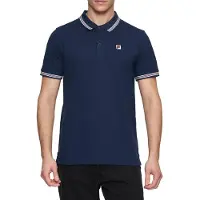 FILA Lubbeek Polo Shirt Black Iris Taglia: S | Polo Outlet | Uomo | Nero