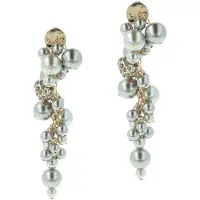 Otazu Ultimate Pearl Earhangers Grey Taglia: OS | Orecchini Outlet | Donna | Bianco