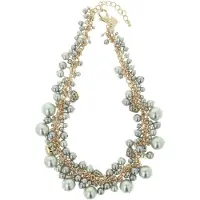 Otazu Ultimate Pearl Necklace Grey Taglia: OS | Collane Outlet | Donna | Bianco