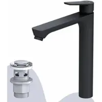 AM.PM Miscelatore alto per lavabo con scarico a scomparsa Miscelatore per lavabo Miscelatore monocomando per vasca Rubinetto per bagno Lavabo da appoggio