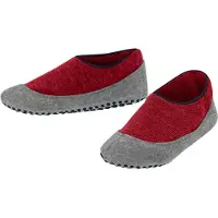 Falke Kid's Cosy Slipper Catspads Pantofole Bambini (29-30, rosso/grigio)