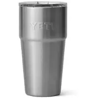Yeti Rambler Stackable Cup 20oz Mag Slider Lid, Stainless Steel, tazza thermos impilabile con coperchio, 591 ml