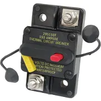Blue Sea Systems Adattatori termici di superficie serie 285 di Nero 150 Amp Nero 150 Amp