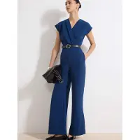 Trendyol Tuta jumpsuit blu ciano