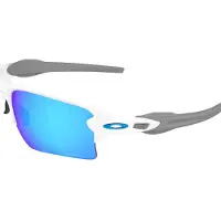 Oakley - Occhiali da sole - Flak 2.0 XXL Polished White Prizm Sapphire - Bianco