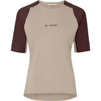 Vaude Women's Kuro Shirt II Maglietta da ciclismo Donna (40, beige)
