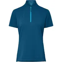 Vaude Women's Adlux Half Zip Shirt Maglietta da ciclismo Donna (42, blu)