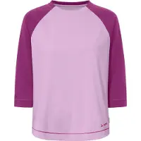 Vaude Women's Neyland 3/4 T-Shirt II Maglia a manica lunga Donna (40, fuchsia/lilla)