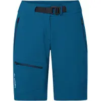 Vaude Women's Badile Shorts II Pantaloncini Donna (34, blu)