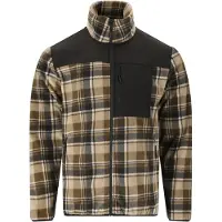 Whistler Astrali Checked Fleece Jacket Giacca in pile Uomo (XXL, marrone)