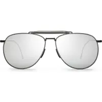 Thom Browne Occhiali Da Sole Tb015ltdblkgr