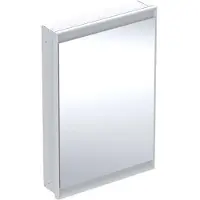 Geberit ONE armoire de toilette avec ComfortLight, 1 porte, montage encastré, blanc/aluminium, 60x90cm, 0, 505.801.00.2, 505.801.00.2