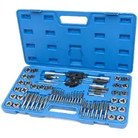 HBM Set di tappi e filiere UNC / UNF e misure metriche 60 pezzi