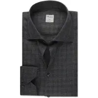 Stenströms Fitted Body/90, Rc Cuff Dark Grey Check Taglia: M | Camicie Casual Outlet | Uomo | Grigio