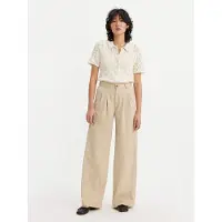 Levi's Pleated Wide-leg & Flared Jeans Pant Beige Taglia: W29L34 | Pantaloni Outlet | Donna | Marrone