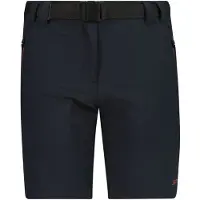 CMP Girl's Bermuda with Belt Pantaloncini Bambini (104, nero/blu)