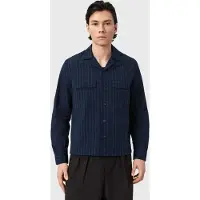 AllSaints Stanley Ls Shirt Navy Blue Taglia: XL | Camicie Casual Outlet | Uomo | Blu