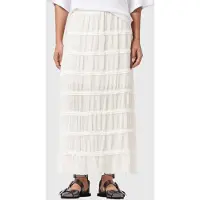 AllSaints Lila Skirt White Taglia: 2 | Maxi gonne Outlet | Donna | Bianco