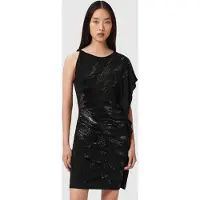 AllSaints Sophie Emb Dress Black Taglia: 4 | Abiti Mini Outlet | Donna | Nero