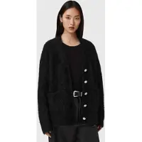 AllSaints Rubi Emb Cardi Black Taglia: XS | Giacche Outlet | Donna | Nero