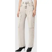 AllSaints Mia Sparkle Jean Snow Grey Taglia: W27 | Jeans straight fit Outlet | Donna | Grigio