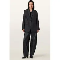 AllSaints Essie Blazer Gunmetal Grey Taglia: 10 | Blazers Outlet | Donna | Grigio