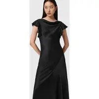 AllSaints Flora Dress Black Taglia: 2 | Maxi abiti Outlet | Donna | Nero