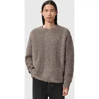 AllSaints Tenter Crew Fawn Brown Taglia: M | Maglioni a maglia Outlet | Uomo | Marrone