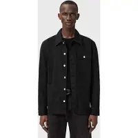 AllSaints Nevis Chore Shirt Burnished Black Taglia: M | Giacche leggere Outlet | Uomo | Nero