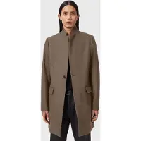 AllSaints Haydon Coat Mortar Brown Taglia: 34 | Cappotti monopetto Outlet | Uomo | Marrone